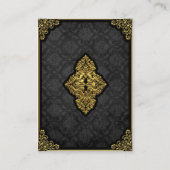 ハートの金ゴールドのエース 名刺 (裏面)