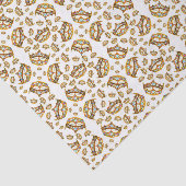 ハートの金ゴールドの王冠のティアラのティッシュペーパーの女王 薄葉紙 (詳細)