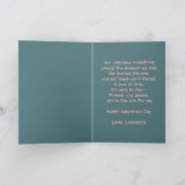 ハートの鍵のバレンタインカード シーズンカード (内部)