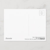 'ハートの開花'イスラム幾何学はがき ポストカード (裏面)