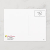 ハートの雪片のクリスマス|の果実 シーズンポストカード (裏面)