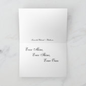 ハートの雲愛カード カード (内部)