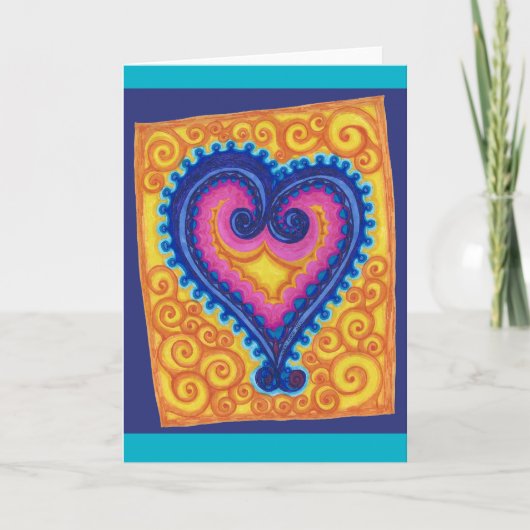 ハートの青 シーズンカード (正面)