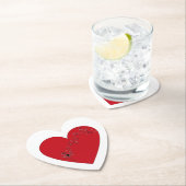 ハートの音符、紙コースター ペーパーコースター (インサイチュ)