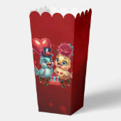 ハートの風船とバラの魔法：羽毛の生えたロマンス フェイバーボックス (裏面)