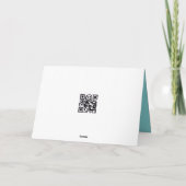 ハートの魚の記念日キス カード (裏面)