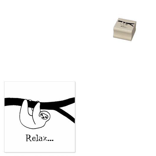 ハートの鼻で微笑みリラックスの音 ラバースタンプ (押印)