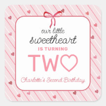ハートの2歳の誕生日おめでとう