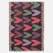 ハートの6 スローブランケット (正面縦)