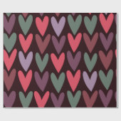 ハートの6 ラッピングペーパー (フラット)