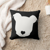 ハートの♥のピット・ブル クッション (ブランケット)