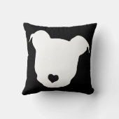 ハートの♥のピット・ブル クッション (裏面)