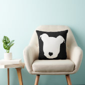 ハートの♥のピット・ブル クッション (椅子)