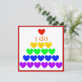 ハートの「私も」 招待状 (スタンド正面)