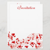 ハートのJoy_CONFIG 招待状 (正面/裏面)