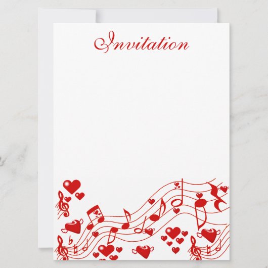 ハートのJoy_CONFIG 招待状 (正面)