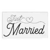 ハートのJust Married 名札 (正面)
