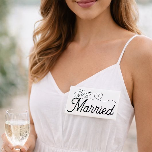 ハートのJust Married 名札