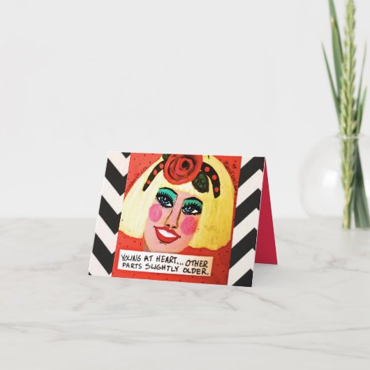 ハートのNOTECARD-YOUNG カード (正面)
