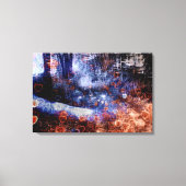 ハートのRoad Stretted Canvas Print キャンバスプリント (正面)