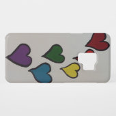 ハートのSamsungの銀河系S3の堅い箱 Case-Mate Samsung Galaxyケース (裏面(横))