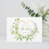 ハートのSave the Date セーブザデート (スタンド正面)