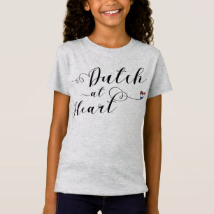 ハートのTシャツ、ネザーランド旗のオランダ Tシャツ