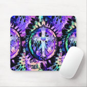 ハートのTyeの染料の十字 マウスパッド (マウス)