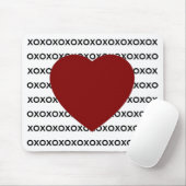 ハートのxoxoのmousepad マウスパッド (マウス)