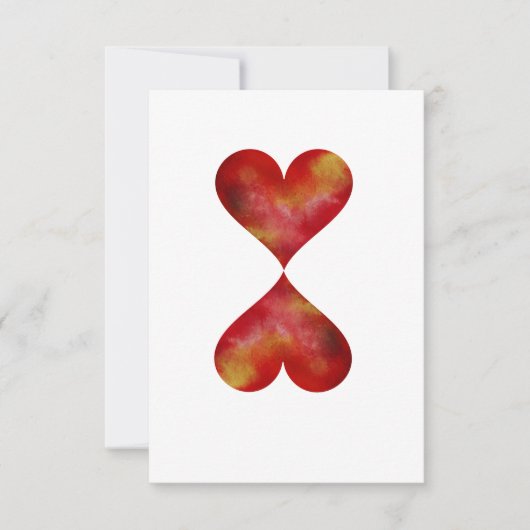 ハートはがき (正面)