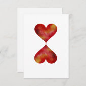 ハートはがき (正面/裏面)