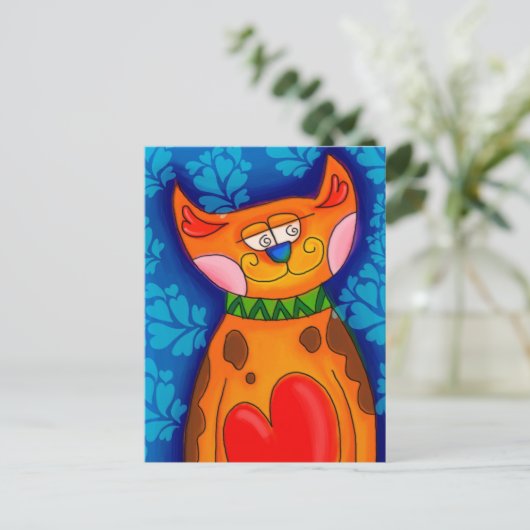 ハートはがき ポストカード (スタンド正面)