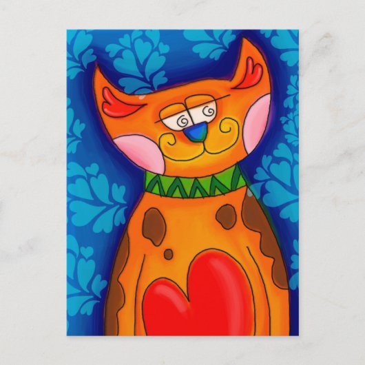 ハートはがき ポストカード (正面)