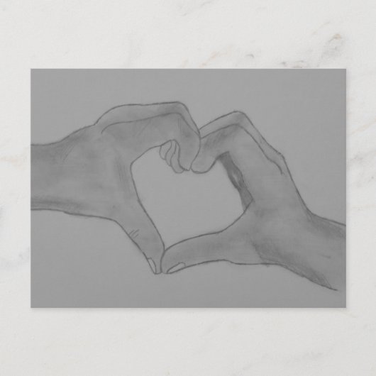 ハートはがき ポストカード (正面)