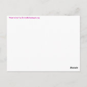 ハートはがき ポストカード (裏面)