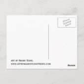 ハートはがき ポストカード (裏面)