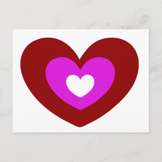 ハートはがき ポストカード (正面)