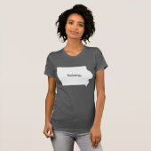 ハートはアイオワだ Tシャツ (正面フル)