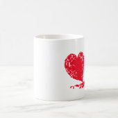 ハートはコップを変形させます モーフィングマグカップ (中央)