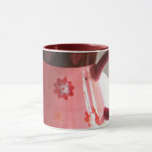 ハートはコーヒーを扱い、茶マグはgretchen マグカップ (中央)