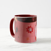 ハートはコーヒーを扱い、茶マグはgretchen マグカップ (正面左)