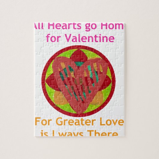 ハートはバレンタインに帰る。 ジグソーパズル (縦)