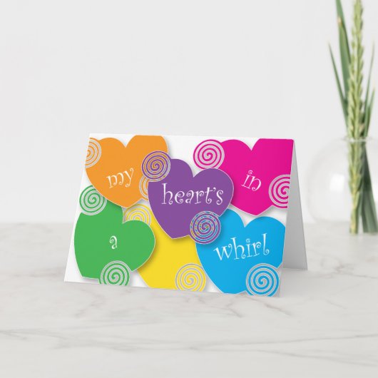 ハートはバレンタインデー シーズンカード (正面)