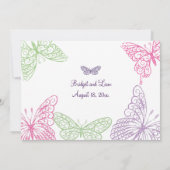 ハートはフワフワ ウェディング招待状2 招待状 (裏面)