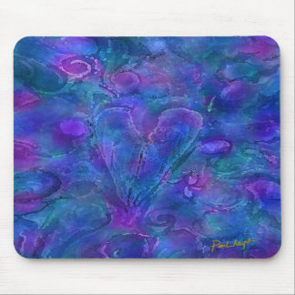 ハートはマウスパッドを集中させました マウスパッド