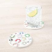 ハートはラウンドコースターにアタッチ コースター (側面)