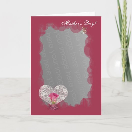 ハートは上がり、レースの! カード (正面)