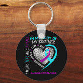 ハートは兄の自殺認識度Pr キーホルダー (正面)