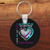ハートは兄の自殺認識度Pr キーホルダー (正面)