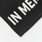 ハートは兄の自殺認識度Pr フリースブランケット (角)